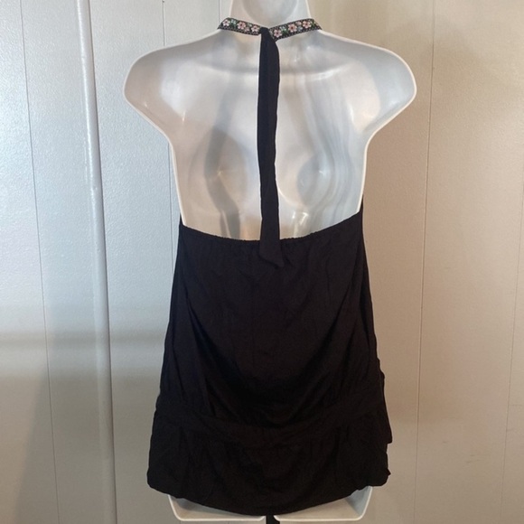 NWT Vintage Rampage Embellished Halter Top size L - Picture 7 of 13
